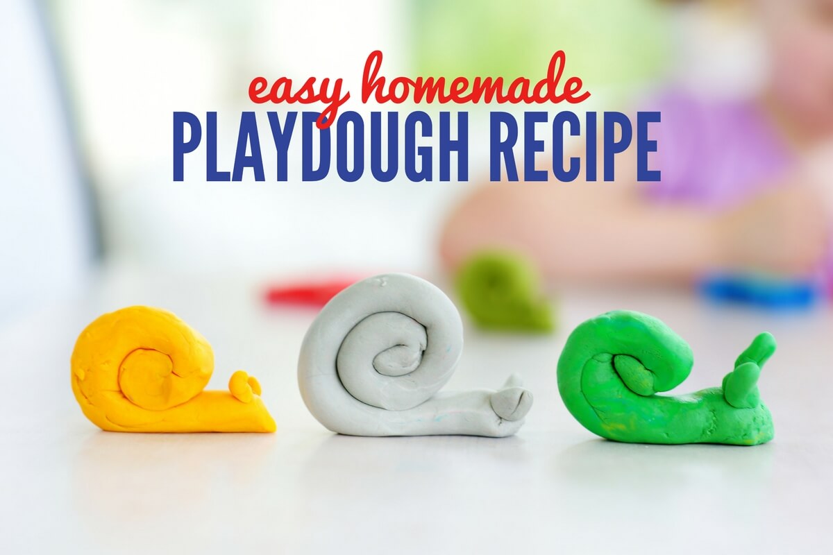 Homemade Playdough Recipe - All Natural Ingredients