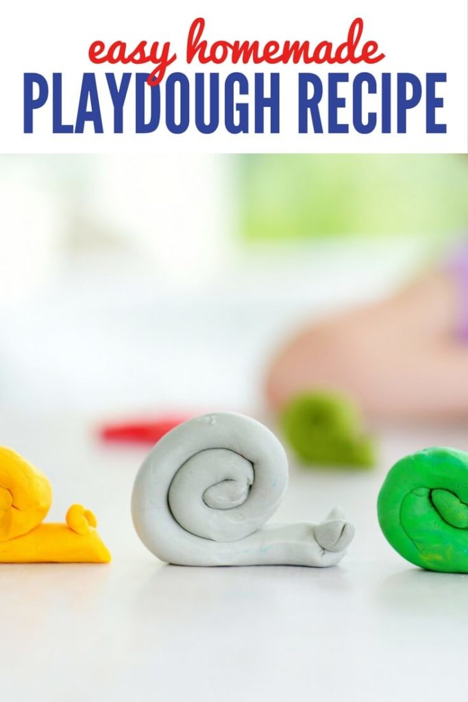 Homemade Playdough Recipe - All Natural Ingredients