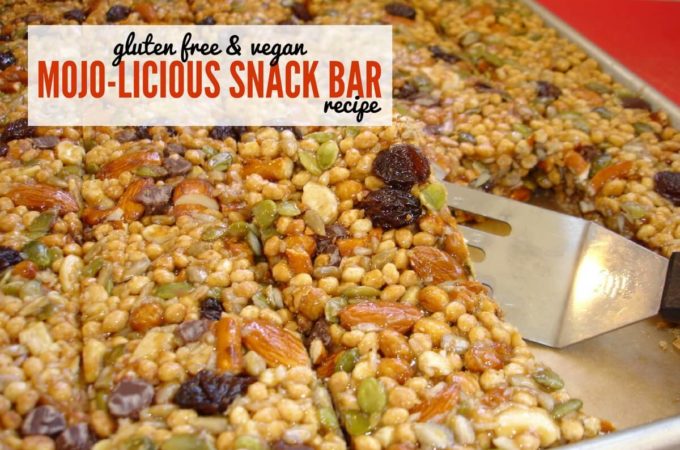 Gluten Free Vegan Snack Bar Recipe
