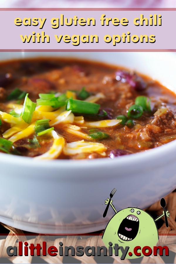 Easy & Delicious Gluten Free Chili Recipe with Vegan Options