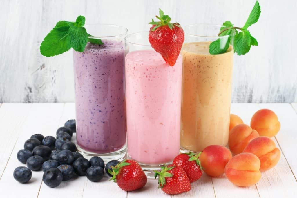 smoothie équilibré au fruits