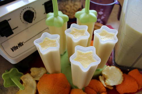 Homemade Orange Creamsicle Recipe - Popsicles