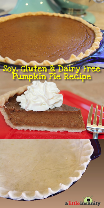 soy and dairy free pumpkin pie recipe