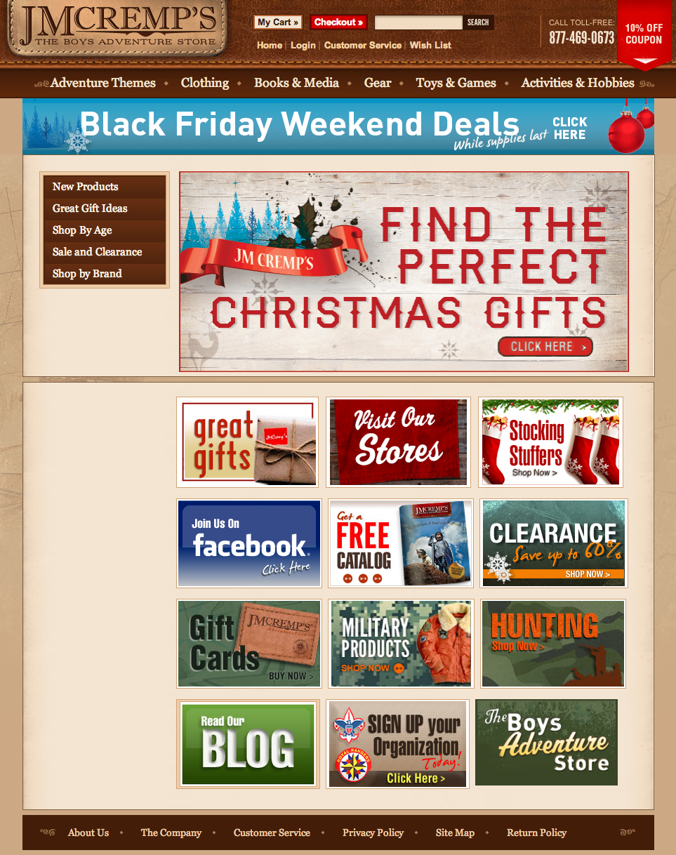 JM Cremps An Adventure Store for Boys of All Ages