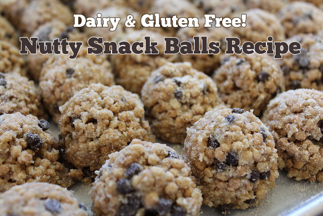 No Bake, Nutty Snack Balls Recipe - Gluten & Dairy Free