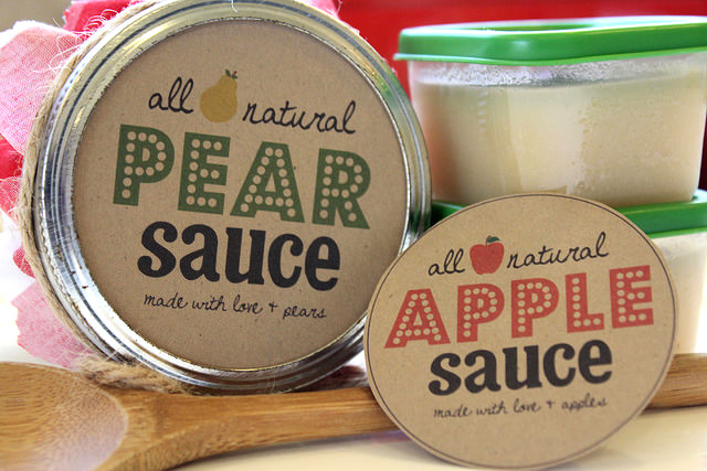 Pear Sauce Recipe and Printable