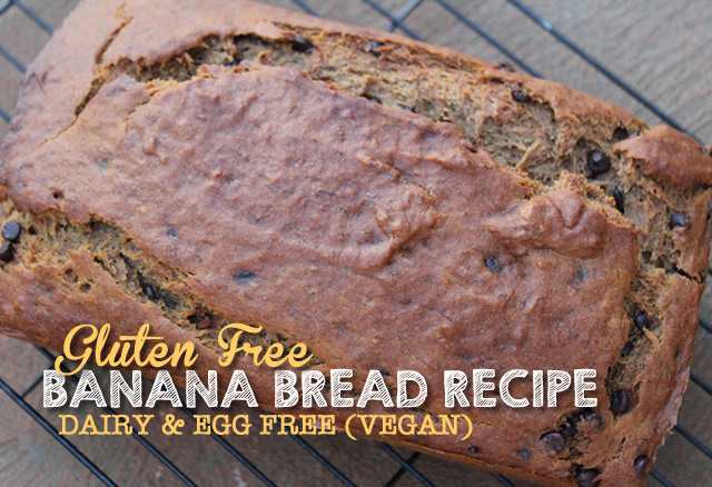 Gluten Free Banana Bread Recipe Vegan No Eggs