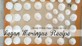 Vegan Meringue Recipe For Pies Or Cookies No Eggs Or Soy