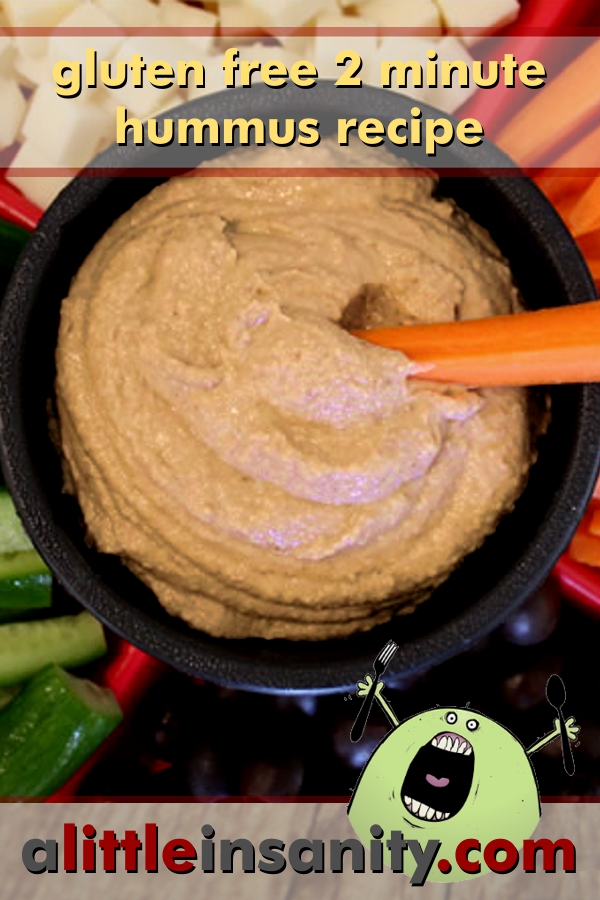 The BEST Homemade Hummus Recipe in a Vitamix EASY!