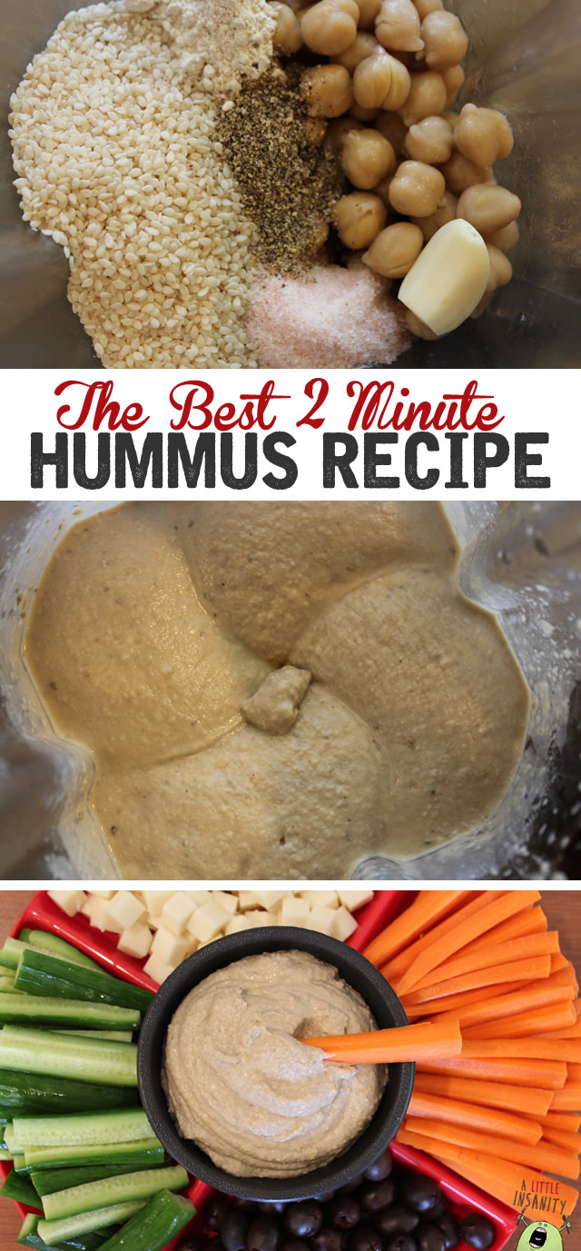 The BEST Homemade Hummus Recipe - EASY Gluten Free & Vegan