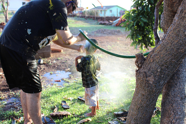 food fight hose down