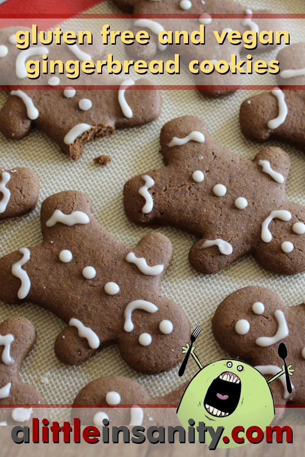 Gluten Free Gingerbread Cookie Recipe - Vegan!