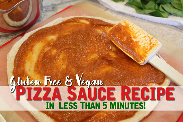 Quick Pizza Sauce Recipe in the Vitamix - Gluten Free & Vegan