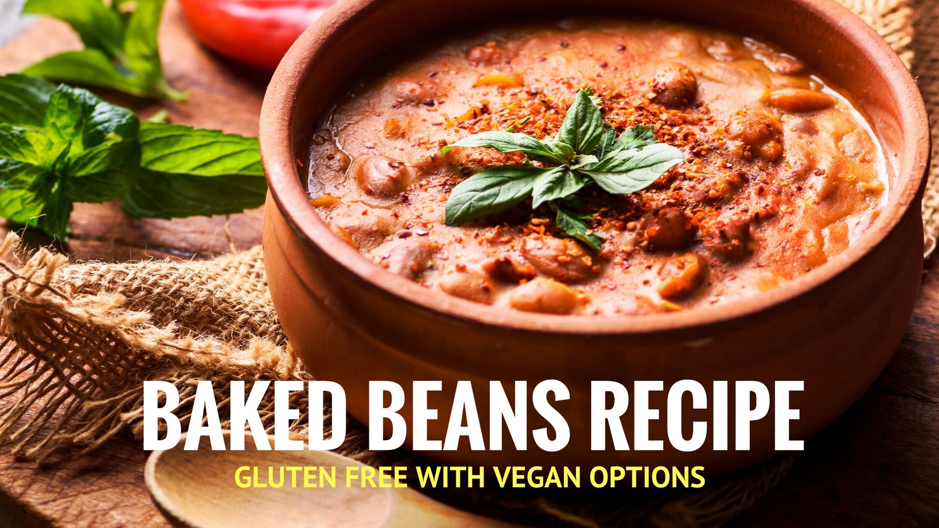 EASY Gluten Free Baked Beans Recipe with Vegan Options