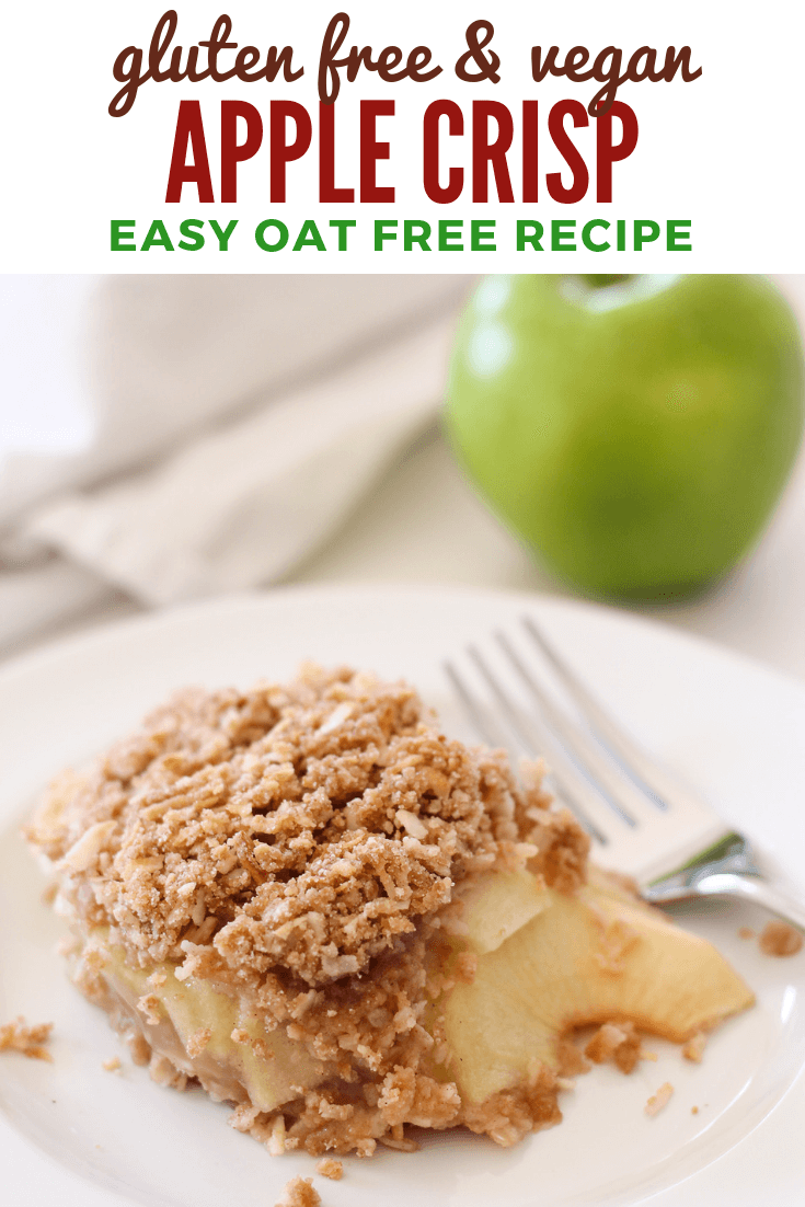 Gluten Free & Vegan Apple Crisp Recipe - Oat Free