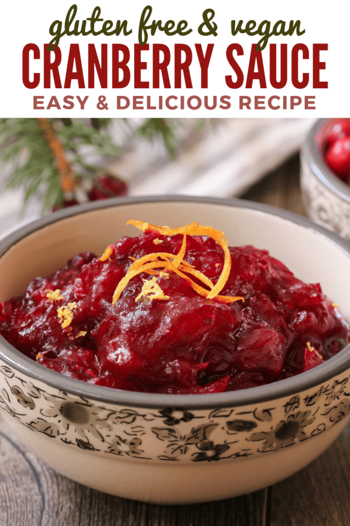 Gluten Free Vegan Cranberry Sauce Recipe - Pinterest