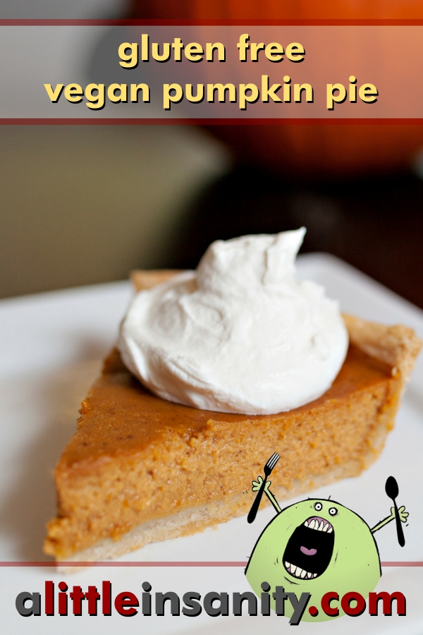 The BEST Gluten Free & Vegan Pumpkin Pie Recipe