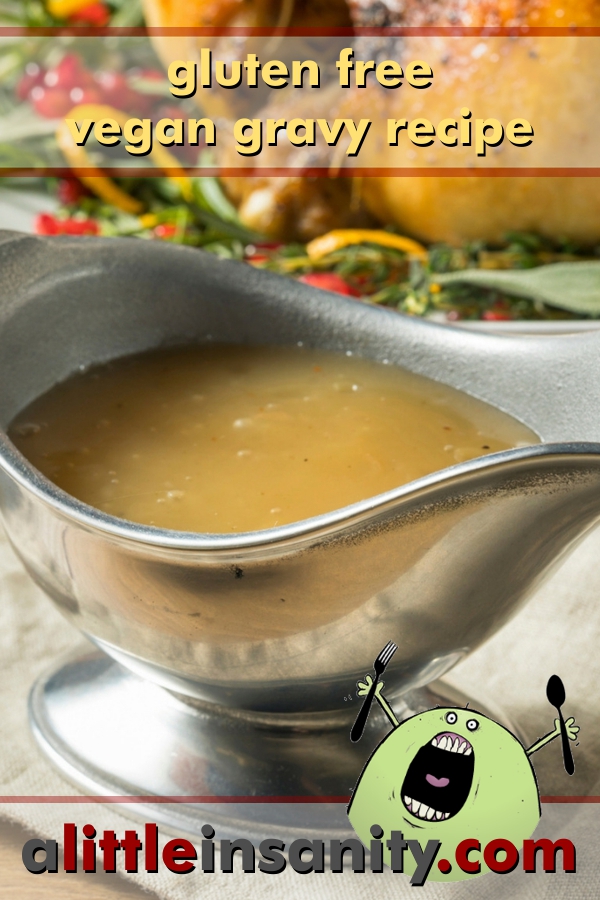 The BEST Gluten Free & Vegan Gravy Recipe With Meat Options